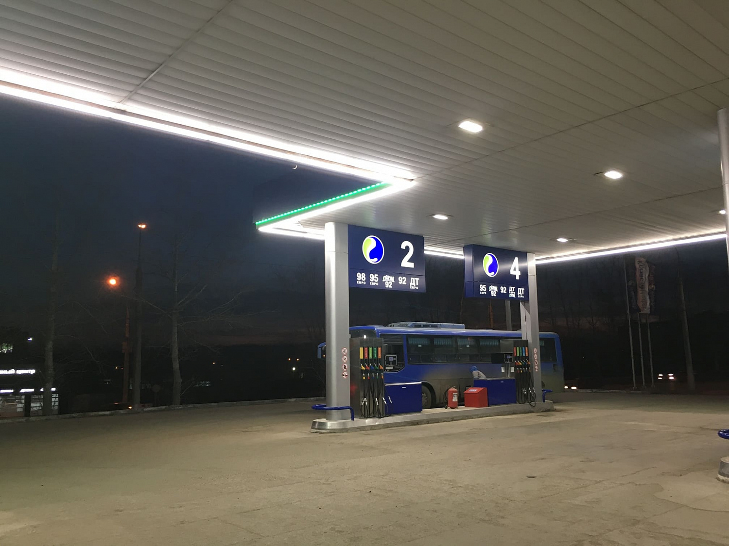 Освещение АЗС «Крайс-Нефть» г.Иркутск